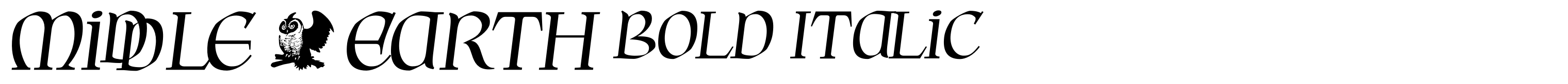 Middle Earth Bold Italic